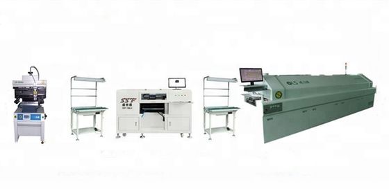 Large Size 8 Zone Solder Reflow Oven , Customized Lead Free Reflow Oven